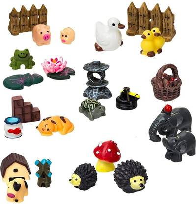 HASTHIP 24 Pcs Miniature Garden Ornaments, Fairy Garden Animals Garden Gnome Price in India - Buy HASTHIP 24 Pcs Miniature Garden Ornaments, Fairy Garden Animals Garden Gnome online at HASTHIP 24 Pcs Miniature Garden Ornaments, Fairy Garden Animals Garden Gnome Price in India - Buy HASTHIP 24 Pcs Miniature Garden Ornaments, Fairy Garden Animals Garden Gnome online at