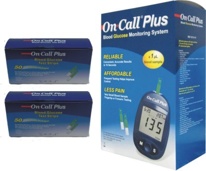 one call plus blood glucose test strips