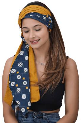 THE HEADSCARVES Women's Girls Cotton Printed Bow Style HeadBand With long  Tails Multicolor Hair Band Price in India - Buy THE HEADSCARVES Women's Girls  Cotton Printed Bow Style HeadBand With long Tails