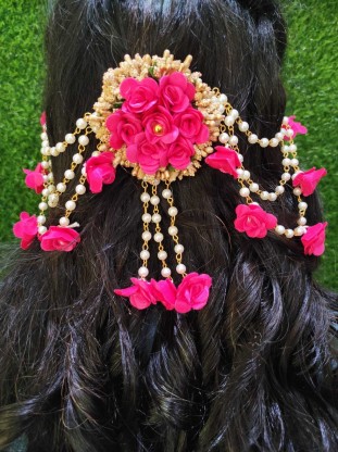 GADINFASHION Multicolor Womens Flower Juda Gajra Hair Accessories  JioMart