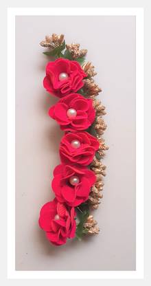 Amfyn Women's Gold Plated Hair Brooch Bun Hair Accessories (Multicolor) main image 0