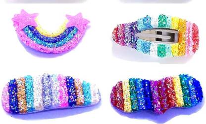 DRP Rainbow Hair Clips / Glitter tic tac Hair Clips Stylish for Baby Girls (Pack of 04) Hair Clip Price in India - Buy DRP Rainbow Hair Clips / Glitter tic tac DRP Rainbow Hair Clips / Glitter tic tac Hair Clips Stylish for Baby Girls (Pack of 04) Hair Clip Price in India - Buy DRP Rainbow Hair Clips / Glitter tic tac