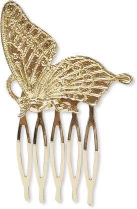Oomph Gold Tone Vintage Butterfly Hair Comb Clip Hair Clip Price in India -  Buy Oomph Gold Tone Vintage Butterfly Hair Comb Clip Hair Clip online at  