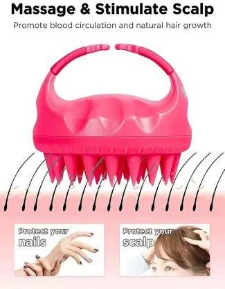 Elecsera Scrubber Comb for Dandruff Removal Hair Scalp Massager | Shampoo  Brush - Price in India, Buy Elecsera Scrubber Comb for Dandruff Removal Hair  Scalp Massager | Shampoo Brush Online In India,