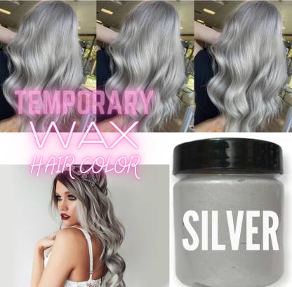 XTREME GLOSSY HAIR COLOR WAX FOR MEN AND WOMEN SILVER , Platinum Silver -  Price in India, Buy XTREME GLOSSY HAIR COLOR WAX FOR MEN AND WOMEN SILVER , Platinum  Silver Online