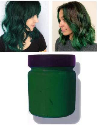 Yuency Temporary hair coloring washable dark green hair color wax , dark  green - Price in India, Buy Yuency Temporary hair coloring washable dark  green hair color wax , dark green Online