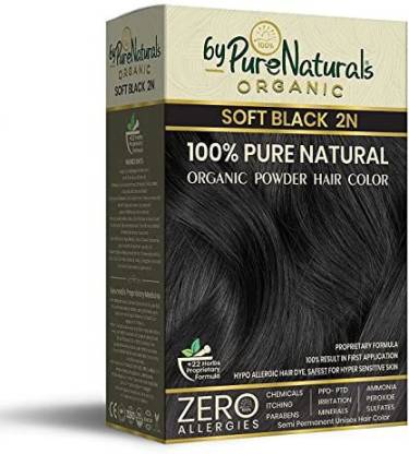 byPurenaturals 100% Pure Natural Organic No PPD and Ammonia Free Soft Black  Powder Hair Color 120gm , Black - Price in India, Buy byPurenaturals 100%  Pure Natural Organic No PPD and Ammonia