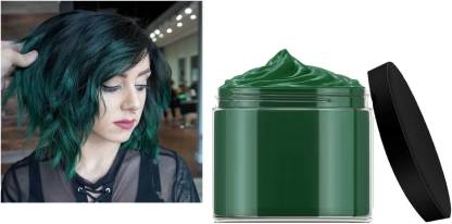 THTC New Temporary Dark Green hair color wax washable instant color for man  & woman Hair Wax - Price in India, Buy THTC New Temporary Dark Green hair  color wax washable instant