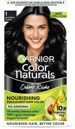 Garnier Color Naturals Creme , Shade 1, Natural Black - Price in India, Buy Garnier  Color Naturals Creme , Shade 1, Natural Black Online In India, Reviews,  Ratings & Features 