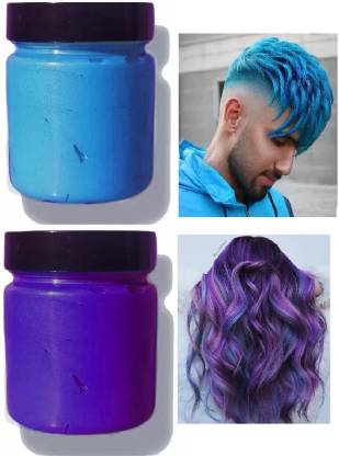 Yuency Temporary Color Hair Wax for Perfect Hair Styling Made from Safe  ingredients , sky blue and purple - Price in India, Buy Yuency Temporary  Color Hair Wax for Perfect Hair Styling