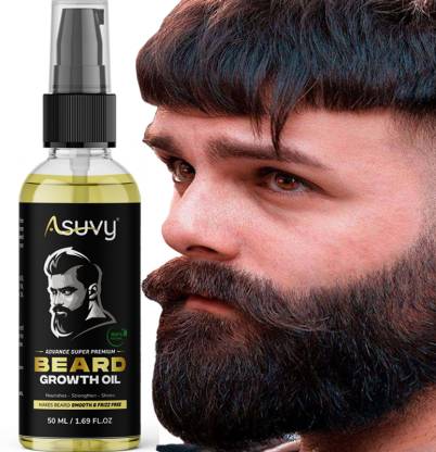 ASUVY Advanced Beard Growth Oil For Men (SLS & Parabean Free) ,smooth &  shine beard Hair Oil - Price in India, Buy ASUVY Advanced Beard Growth Oil  For Men (SLS & Parabean