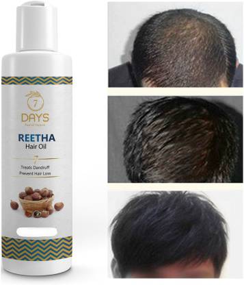 7 Days reetha hair fall control hair loss % dandruff free new hair growth  Hair Oil - Price in India, Buy 7 Days reetha hair fall control hair loss %  dandruff free