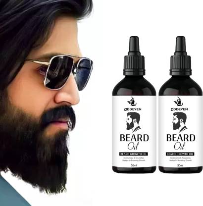 ODDEVEN Beard Growth Oil - More Beard Growth, With Redensyl (30 ml) {Pack  of 2} Hair Oil - Price in India, Buy ODDEVEN Beard Growth Oil - More Beard  Growth, With Redensyl (