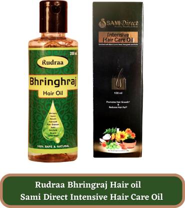 Rudraa Bhringraj Hair Oil 200ml & Sami Direct Intensive Hair Care Oil 100ml Hair Oil - Price in India, Buy Rudraa Bhringraj Hair Oil 200ml & Sami Direct Intensive Hair Care Oil Rudraa Bhringraj Hair Oil 200ml & Sami Direct Intensive Hair Care Oil 100ml Hair Oil - Price in India, Buy Rudraa Bhringraj Hair Oil 200ml & Sami Direct Intensive Hair Care Oil