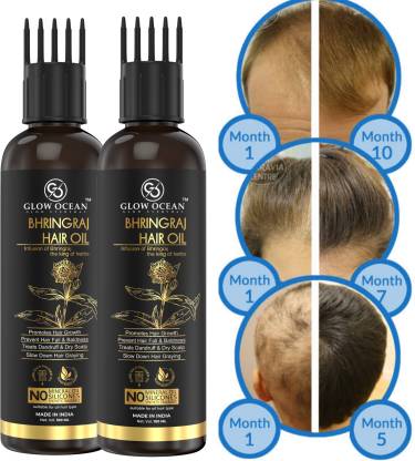 glowocean Bhringraj Hair Oil - For Hair Fall Control,Promotes Hair Growth & Regrowth  Hair Oil - Price in India, Buy glowocean Bhringraj Hair Oil - For Hair Fall  Control,Promotes Hair Growth &