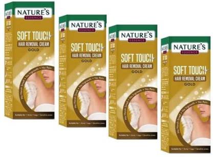 Nature's Essence SOFT TOUCH GOLD HAIR REMOVAL CREAM (PACK OF 4) Cream -  Price in India, Buy Nature's Essence SOFT TOUCH GOLD HAIR REMOVAL CREAM  (PACK OF 4) Cream Online In India,