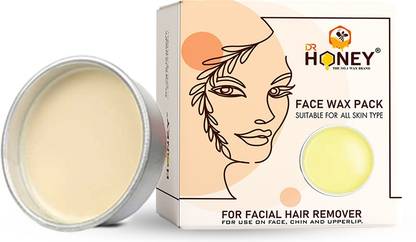 DR.HONEY white chocolate face wax 80 gram wax best wax (80.5 ...