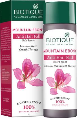 BIOTIQUE Mountain Ebony anti hair fall hair serum - Price in India, Buy  BIOTIQUE Mountain Ebony anti hair fall hair serum Online In India, Reviews,  Ratings & Features 