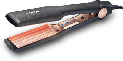 NOVA Hair Crimper NHS 905 Hair Straightener  (Black)
