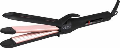 VEGA K-Glam 3 in 1 Hair Styler, VHSCC-04, Hair Straightener, Curler and Crimper K-Glam 3 In 1 Hair Styler- Straightener, Curler & Crimper All In One Tool Hair Styler - VEGA : VEGA K-Glam 3 in 1 Hair Styler, VHSCC-04, Hair Straightener, Curler and Crimper K-Glam 3 In 1 Hair Styler- Straightener, Curler & Crimper All In One Tool Hair Styler - VEGA :