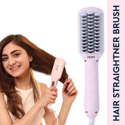 GUBB GB-705Y-Ionic Straightening Brush for Friz Free Silky Hair,  Anti-Static-Auto-Off Hair Straightener - GUBB : 