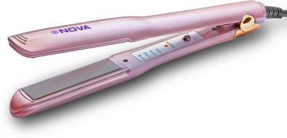 NOVA 2 in 1 Straight and Curl NHS 906 Hair Straightener  (Pink)