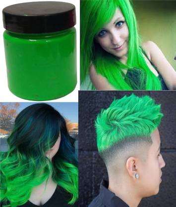 tanvi27 Temporary neon green hair color wax for men and women Hair Cream -  Price in India, Buy tanvi27 Temporary neon green hair color wax for men and  women Hair Cream Online