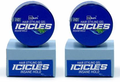 Helium Icicles 50g (Pack of 2 - Total 100g) | Strong Hold | Wet Look | No Side  Effects Hair Gel - Price in India, Buy Helium Icicles 50g (Pack of 2 -