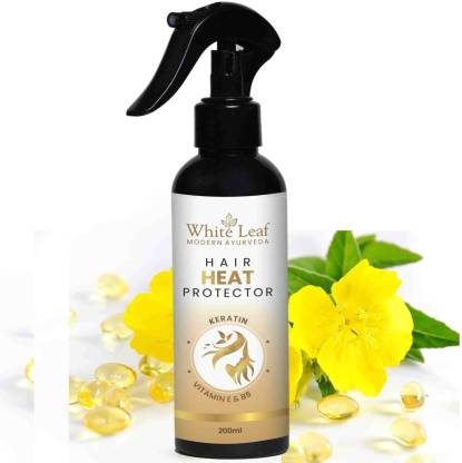 White Leaf Natural Hair Heat Protection Spray For Hair Straightener  Protects Heat Damage Hair Spray - Price in India, Buy White Leaf Natural Hair  Heat Protection Spray For Hair Straightener Protects Heat