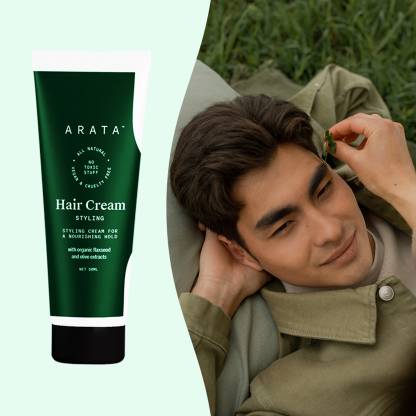 ARATA Hair Styling Cream for Men|Daily Use | Medium Hold |With Organic  Flaxseed Hair Cream - Price in India, Buy ARATA Hair Styling Cream for Men|Daily  Use | Medium Hold |With Organic