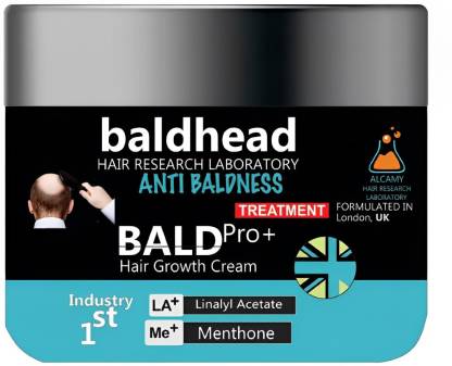 BALDHEAD Bald Pro+|Antibaldness Treatment Cream|Formulated in London  UK|Industry 1st Hair Cream - Price in India, Buy BALDHEAD Bald  Pro+|Antibaldness Treatment Cream|Formulated in London UK|Industry 1st Hair  Cream Online In India, Reviews, Ratings