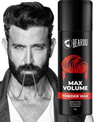 BEARDO Max Volume Powder Wax 10 gm | Strong Hold | Hair Styling Wax Hair Wax  - Price in India, Buy BEARDO Max Volume Powder Wax 10 gm | Strong Hold |