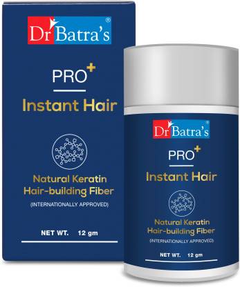 Dr Batra's Pro+Instant Hair Natural Keratin Building fibre(Internationally  Approved)- Black - Price in India, Buy Dr Batra's Pro+Instant Hair Natural  Keratin Building fibre(Internationally Approved)- Black Online In India,  Reviews, Ratings & Features |