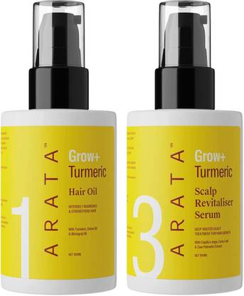 ARATA Turmeric Growth Boost Duo| Grow+ Hair Oil & Scalp Revitaliser Serum - Price in India, Buy ARATA Turmeric Growth Boost Duo| Grow+ Hair Oil & Scalp Revitaliser Serum Online In India, ARATA Turmeric Growth Boost Duo| Grow+ Hair Oil & Scalp Revitaliser Serum - Price in India, Buy ARATA Turmeric Growth Boost Duo| Grow+ Hair Oil & Scalp Revitaliser Serum Online In India,