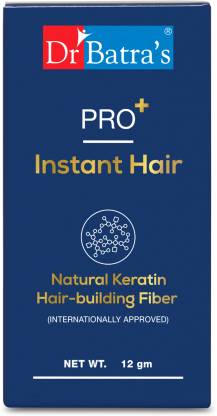 Dr Batra's Pro+Instant Hair Keratin Building fibre(Internationally  Approved)- Black -12g - Price in India, Buy Dr Batra's Pro+Instant Hair  Keratin Building fibre(Internationally Approved)- Black -12g Online In  India, Reviews, Ratings & Features |