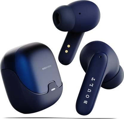 Boult Audio AirBass Z40 with ZEN ENC Mic, 60H Playtime, Low Latency Bluetooth Headset  (Blue, In the Ear)