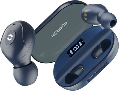 HOPPUP GRAND With Power Bank Function & Upto 75 Hours Playtime Bluetooth Headset  (Blue, True Wireless)