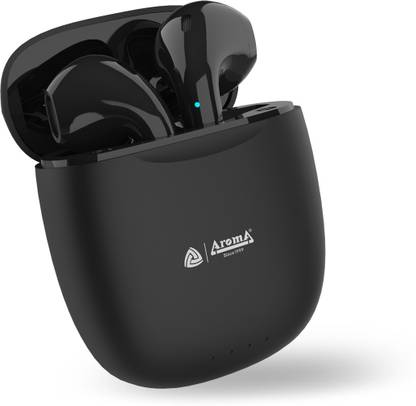 Aroma NB140 Evolve 24 Hours* Playtime | Deep Bass | Made In India| TrueWiresless Bluetooth Headset  (Black, True Wireless)