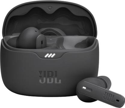 [For HDFC Bank Credit Card] JBL Tune Beam Active Noise Cancellation, 48H playtime,JBL App, Speed Charge, BT5.3LE Bluetooth Headset  (Black, True Wireless)