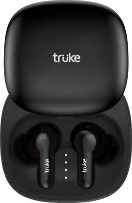 truke Buds S2 Lite with 48H Playtime, ENC, Made in India, Gaming Mode, 10mm driver Bluetooth Headset  (Black, True Wireless)
