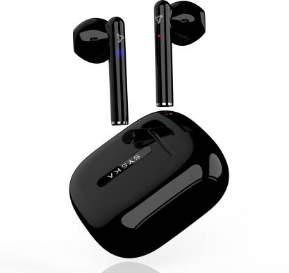 Syska SonicBuds X1 Bluetooth Headset  (Elegant Black, True Wireless)