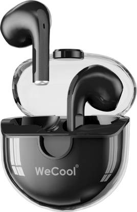 WeCool Moonwalk M3 True Wireless Bluetooth Earbuds with 30 Hrs Playtime and 13mm driver Bluetooth Headset  (Black, True Wireless)