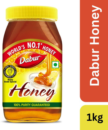 Dabur 100% Pure World's No.1 Honey Brand with No Sugar Adulteration