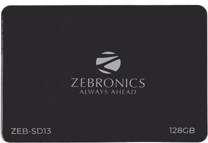 ZEBRONICS Smart 128 GB Desktop, Laptop, All in One PC’s Internal Solid State Drive (SSD) (ZEB-SD13)  (Interface: SATA, Form Factor: 2.5 Inch)