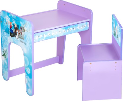 FROZEN School Kid Desk Plus Storage with Colouring Set 30-Piece 