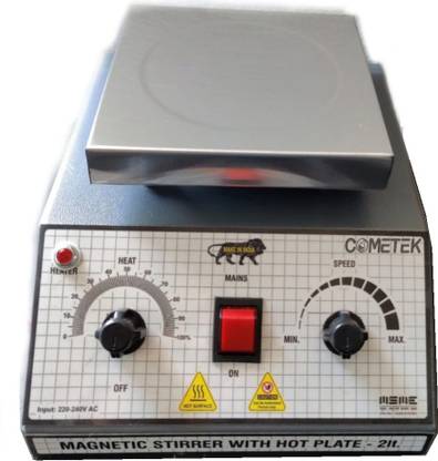 COMETEK Magnetic Stirrer With Hot Plate - 2 Litres Heating Lab Hot ...