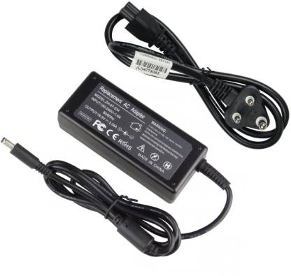 Laplogix 65W   Small Pin  Laptop Charger For Dell Vostro  3458 65 W Adapter - Laplogix : 
