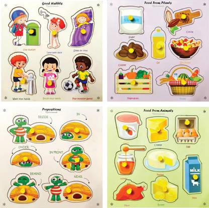 Khilonewale Good Habits, Food from plants & Animals, Prepositions Wooden puzzle for kids Price in India - Buy Khilonewale Good Habits, Food from plants & Animals, Prepositions Wooden puzzle for kids online Khilonewale Good Habits, Food from plants & Animals, Prepositions Wooden puzzle for kids Price in India - Buy Khilonewale Good Habits, Food from plants & Animals, Prepositions Wooden puzzle for kids online