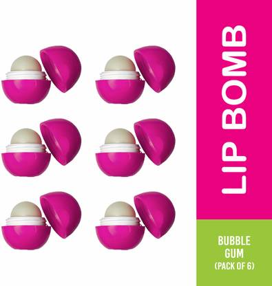 BLUE HEAVEN Lip Bomb, Bubblegum, Pack of 6 Bubblegum  (Pack of: 6, 48 g)