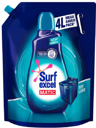 Surf excel Matic Top Load Liquid Detergent Refill Pouch Multi-Fragrance Liquid Detergent